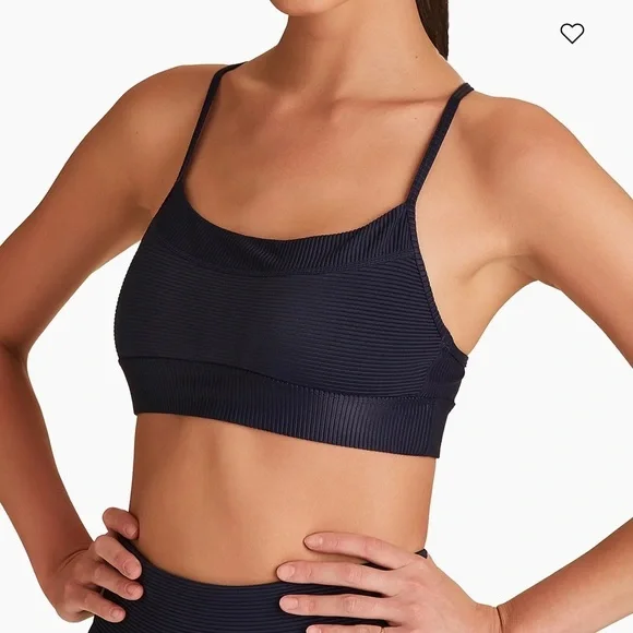 Alala Raya Rib Bra Navy - Picture 2 of 8